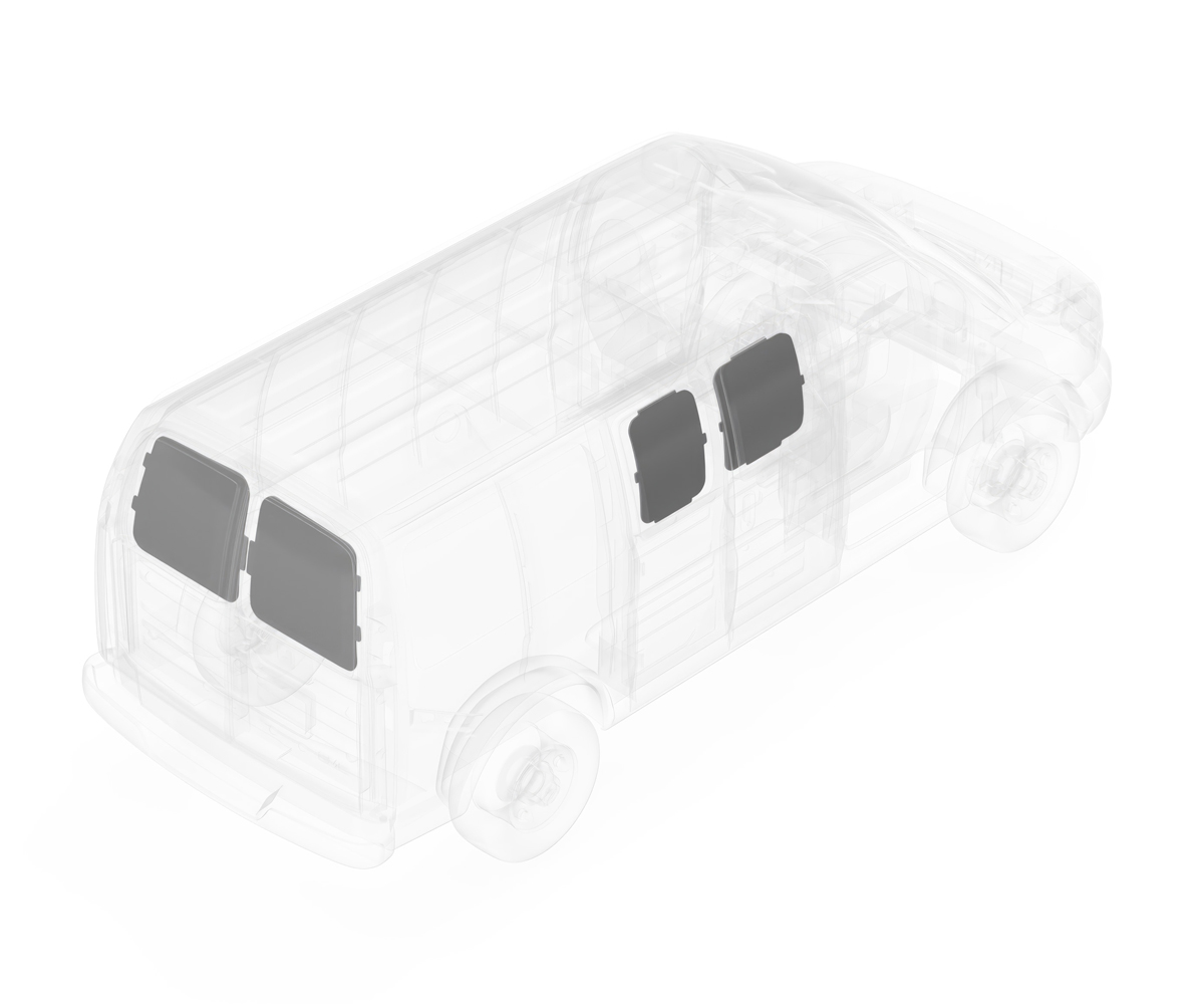 DuraTherm Door Liner Hinged Side Doors GMC Savana (all WB lengths)