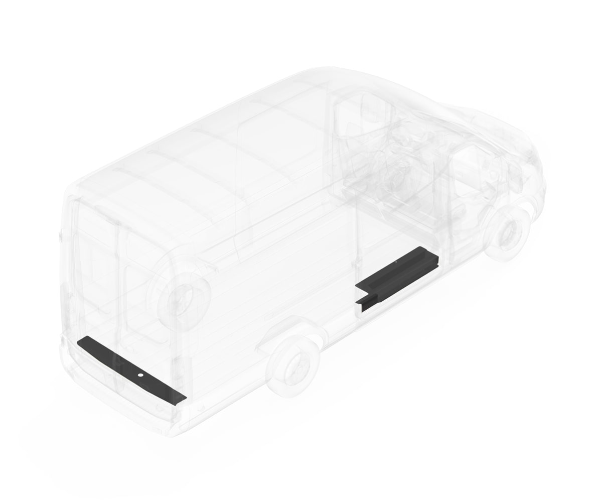 
                        Steel Floor Threshold Set Passenger & Rear Ford Transit (all WB lengths) Without Lower Step              1          